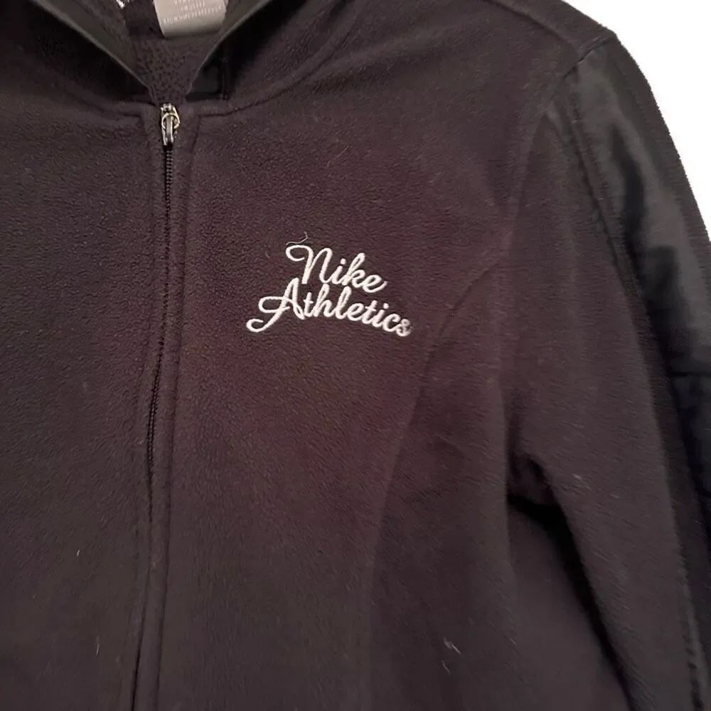 Nike black fleece hoodie -size m